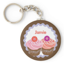 Valentine Cupcakes keychains