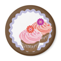 Valentine Cupcakes magnets
