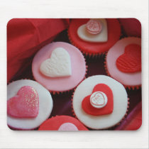 Valentine Cupcakes mousepads by fantasian_angel Valentine Cupcakes mousepads
