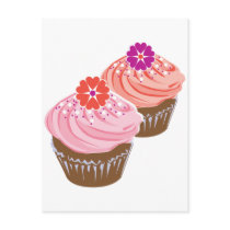 Valentine Cupcakes postcards