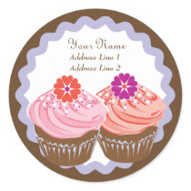 Valentine Cupcakes stickers