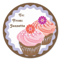 Valentine Cupcakes stickers