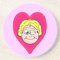 Valentine Cupid coasters