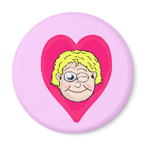 Valentine Cupid magnet