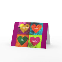 Valentine Daughter Greeting Card by Be_My_Valentine Valentine Daughter Greeting Card