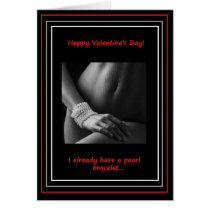 Valentine' Day:  Pearl Necklace cards