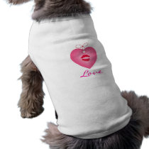 Valentine Dog Shirt pet clothing by TiggersWorld Valentine Dog Shirt pet clothing