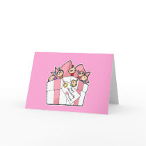 Valentine Dopom Greeting Card