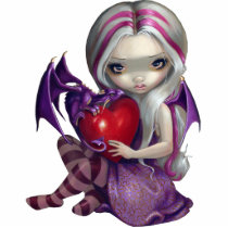 art, valentine, heart, valentine&#39;s, valentines, day, valentine&#39;s day, vday, artsprojekt, dragon, valentine dragon, hearts, valentine fairy, gothic valentine, goth valentine, pink, purple, purple dragon, fantasy, eye, eyes, big eye, big eyed, jasmine, becket-griffith, becket, griffith, jasmine becket-griffith, jasmin, strangeling, artist, goth, gothic, fairy, gothic fairy, faery, fairies, faerie, fairie, Foto skulptur med brugerdefineret grafisk design