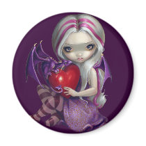 "Valentine Dragon" Magnet