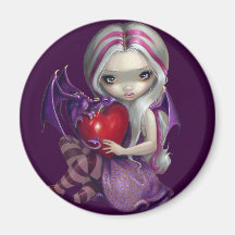 "Valentine Dragon" Magnet