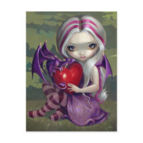 "Valentine Dragon" Postcard