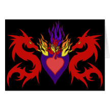 Valentine Dragons Card