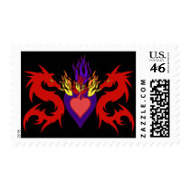 Valentine Dragons Postage Stamps