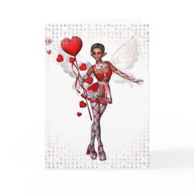 Valentine Fae Greeting Cards by SophiaDeer