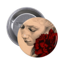 Valentine fairy rose Button buttons