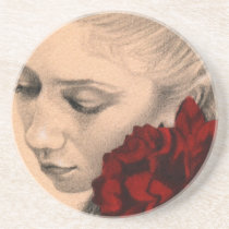 Valentine fairy rose Coaster coasters