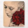 Valentine fairy rose Mousepad