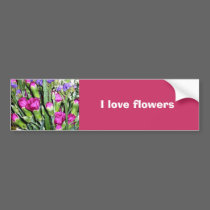 Valentine Flowers bumper stickers