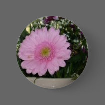 Valentine flowers buttons