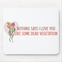Valentine Flowers Mouse Mat