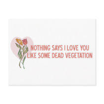Valentine Flowers Post Cards