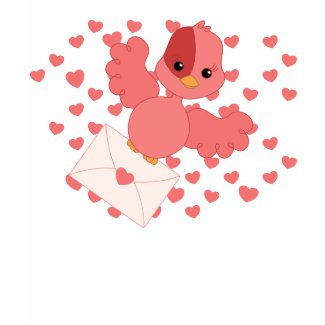 Valentine Flutter Bird shirt