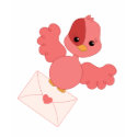 Valentine Flutter Bird t-shirts by candystore Valentine Flutter Bird t-shirts