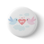 Valentine Flying Love Birds Pin