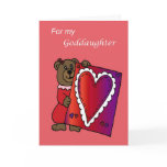 Valentine for goddaughter cards