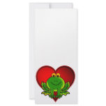Valentine Frog Customized Rack Card