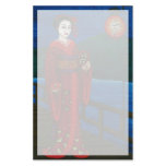 "Valentine Geisha" Personalized Stationery