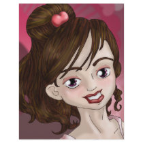 Valentine Girl Full Color Flyer