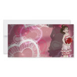 Valentine Girl Custom Photo Card
