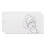 Valentine Girl Photo Card Template
