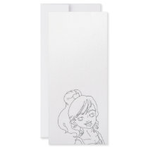 Valentine Girl Custom Rack Cards