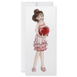Valentine Girl Custom Rack Cards