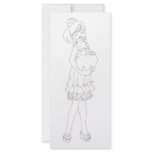 Valentine Girl Custom Rack Card
