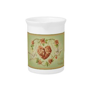 Valentine Greetings pitcher