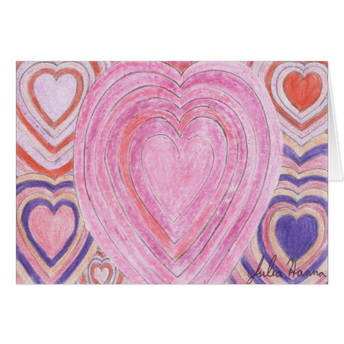 Valentine Heart Card by Julia Hanna