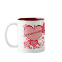 Valentine Heart Custom Photo Template Mug by jamiecreates1 Valentine Heart Custom Photo Template Mug