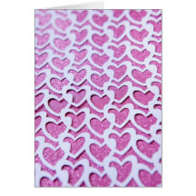 Valentine - Heart Cut-outs Greeting Card