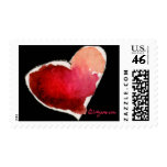 Valentine Heart Dark Postage