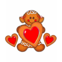 VALENTINE HEART GIRL by SHARON SHARPE t-shirts