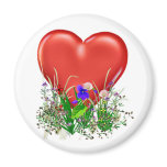 Valentine Heart Fridge Magnet