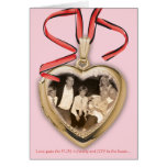 Valentine Heart Photo Card Folded