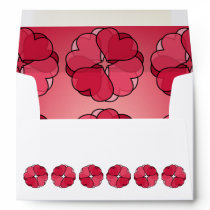 Valentine Heart Rosettes Envelope