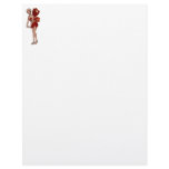 Valentine Hearts 3D Fairy -2 Letterhead Template
