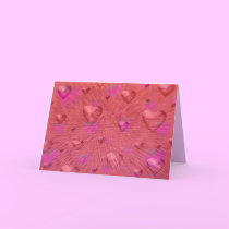 Valentine Hearts Card