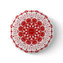 Valentine Hearts Kaleidoscope buttons